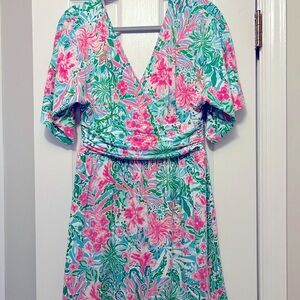 Lilly Pulitzer Parigi Floral Skirt Romper